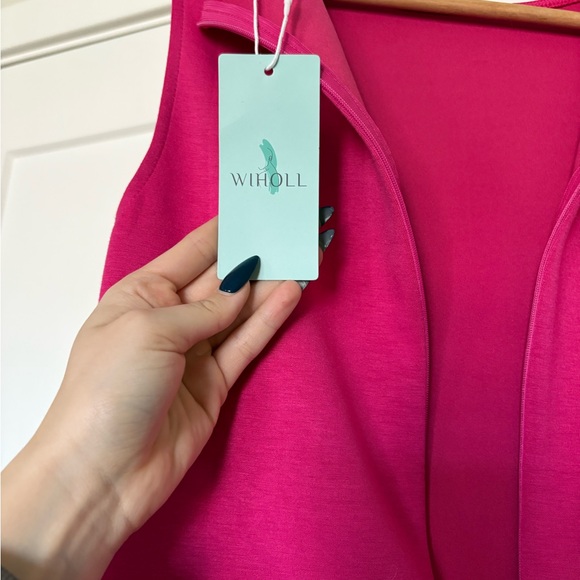 Elegant Pink Sleeveless Dress - Picture 4 of 5